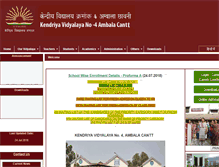 Tablet Screenshot of kv4ambala.org